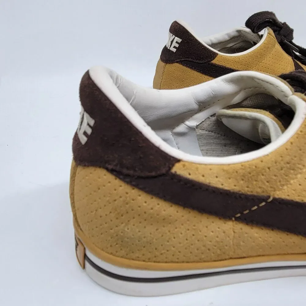 Nike 318333-721 Sweet Classic Mens Mustard Yellow Suede Sneakers US 10 EUR 44